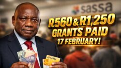 SASSA February 2026 Payment Update Lists R560 and R1,250 Grants Paid on 17 February – Track Yours