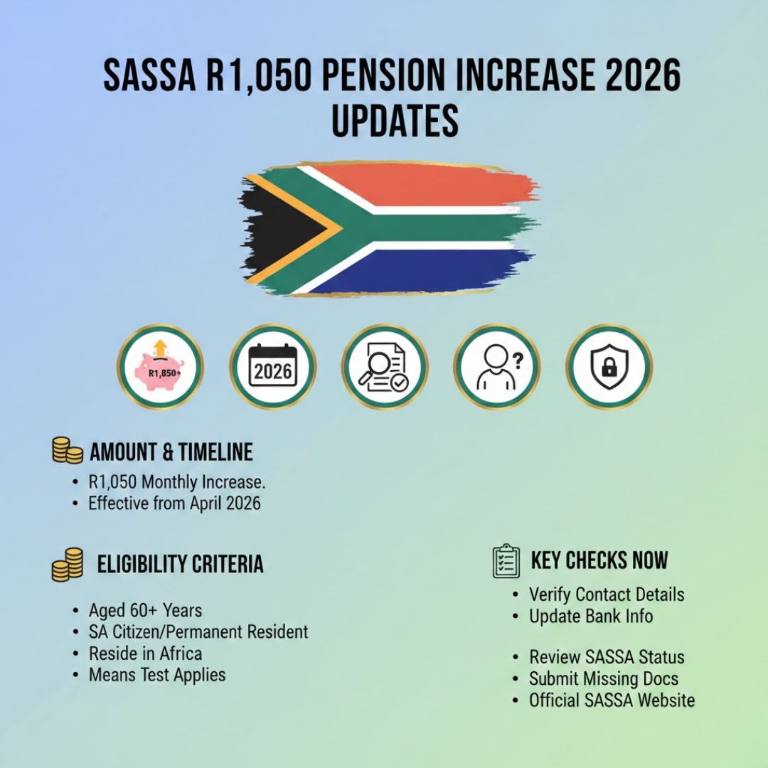 SASSA database and they continue to meet all eligibility